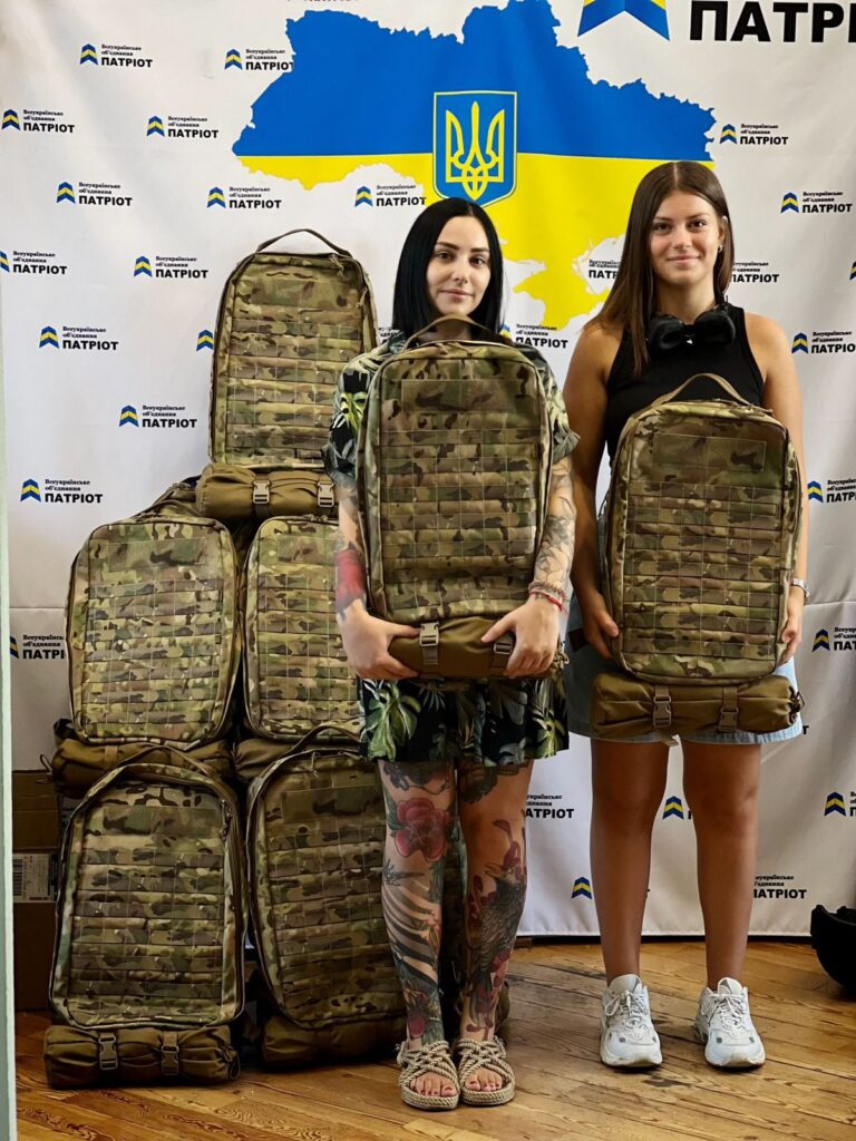 Backpacks for combat medics were purchased