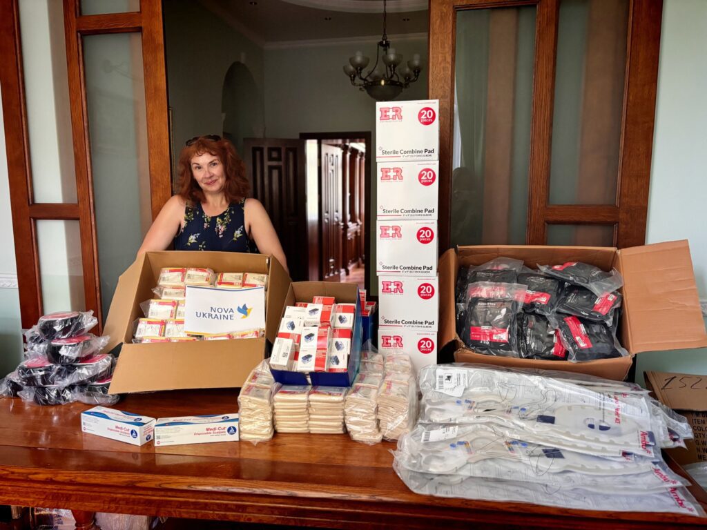 Everything that saves lives is already with us. Cargo from Nova Ukraine