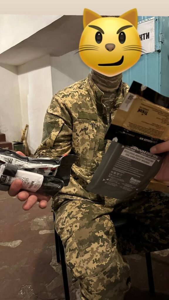 Photo reports from the military with the help they have received