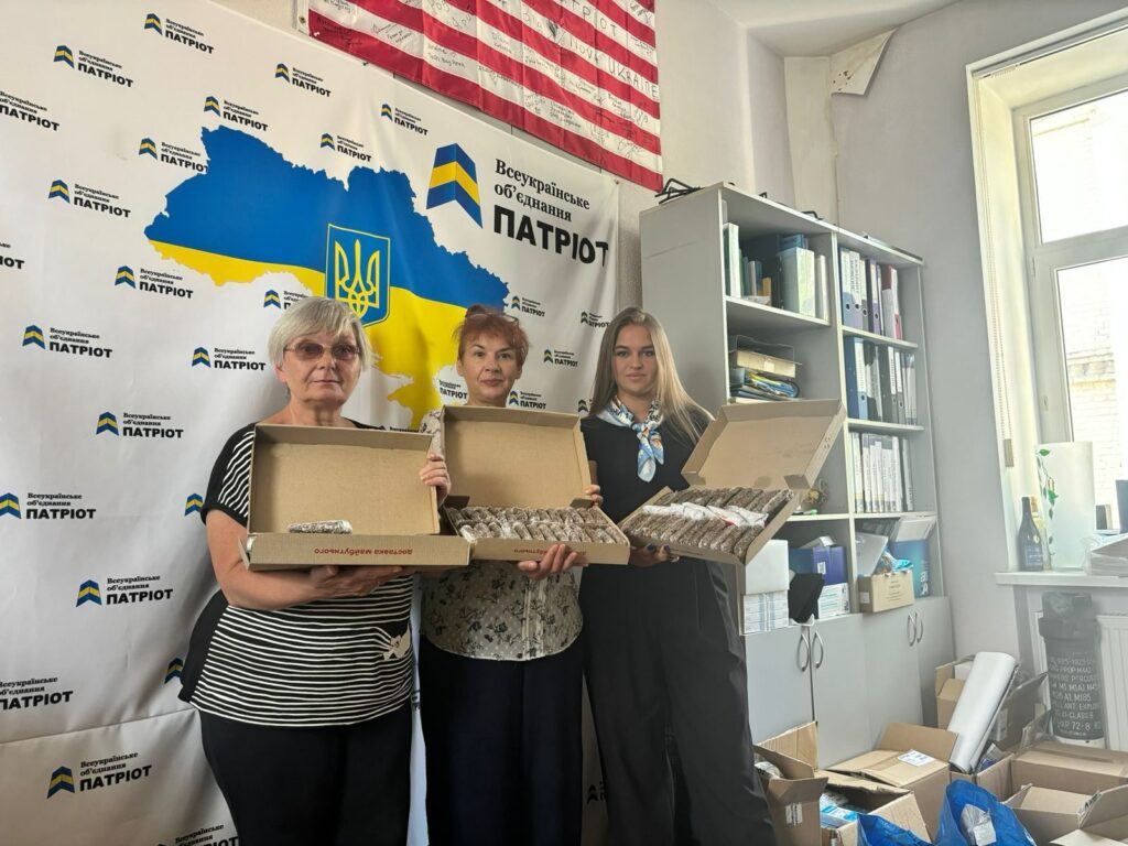 We exchanged 20 tourniquets for goodies for the military