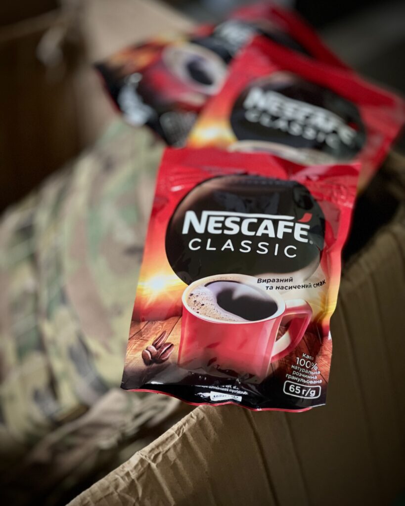 Delicious parcels together with partners of the Ukrainian Firefighters CF