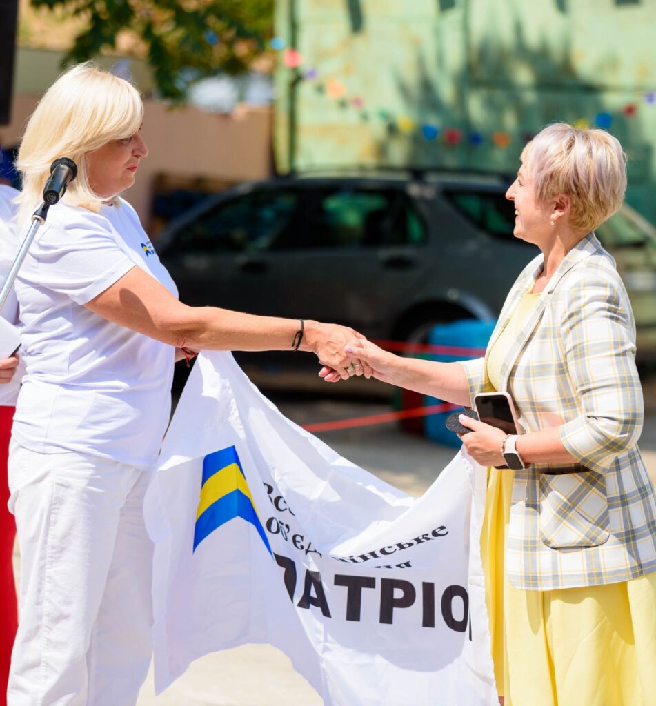 Playground opening in Shelter Patriot in Zaporizhzhya