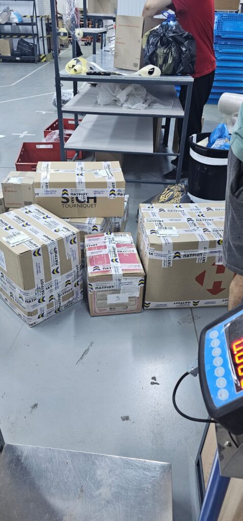 Another shipment of tactical medicine, backpacks and first aid kits to the military