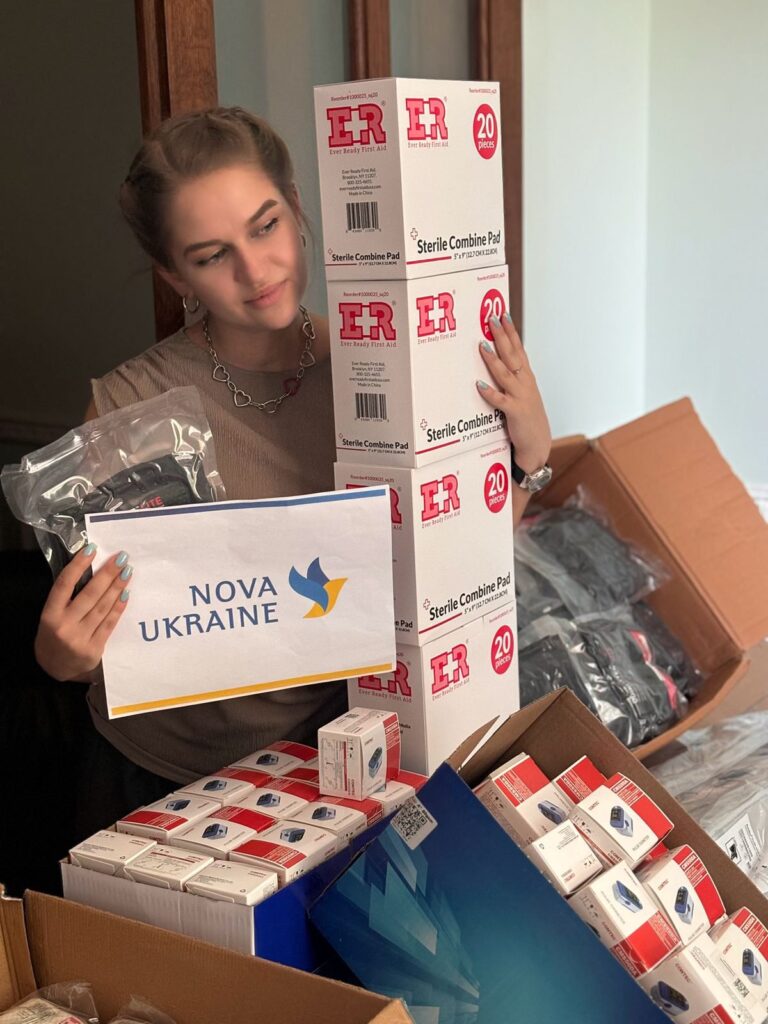 Everything that saves lives is already with us. Cargo from Nova Ukraine