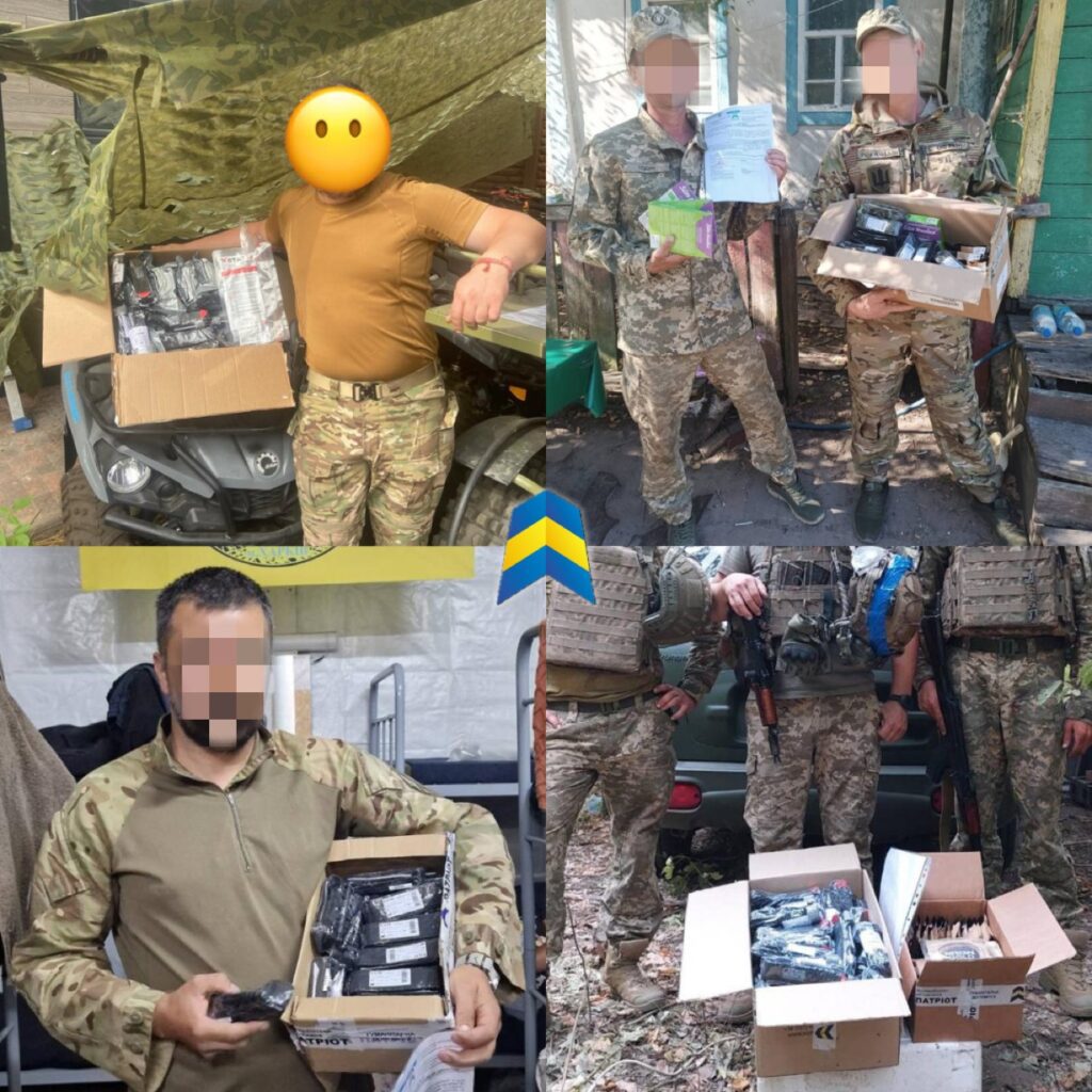 Минулого тижня на передову було передано такмеду на суму 1 331 497 гривень
