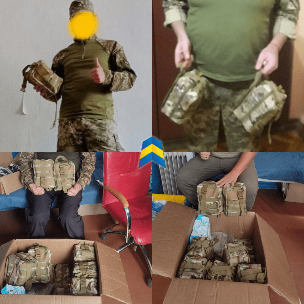 Чергові відправки засобів тактичної медицини, рюкзаків та аптечок військовим