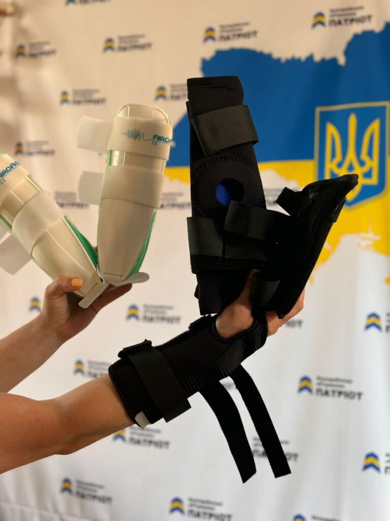 Отримали потрібний для реабілітації та відновлення вантаж