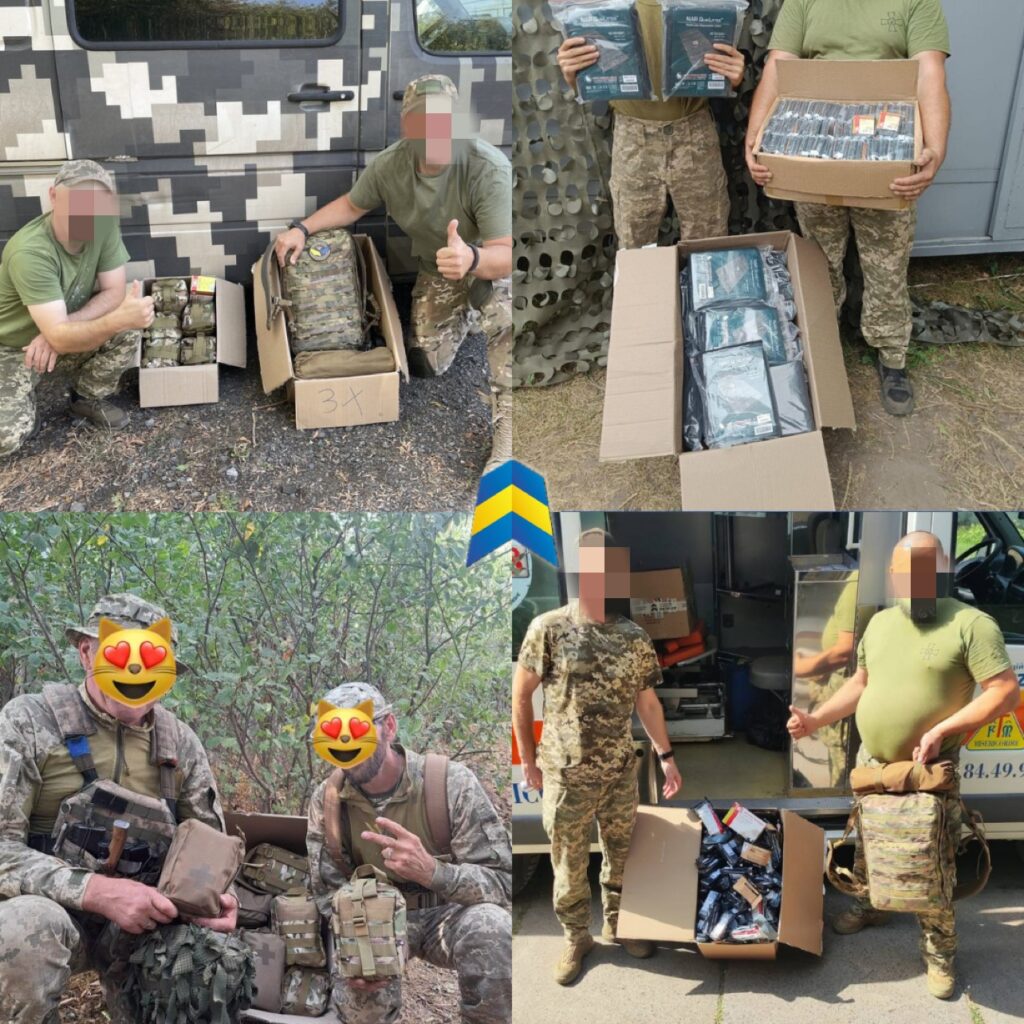 Минулого тижня на передову було передано такмеду на суму 1 331 497 гривень