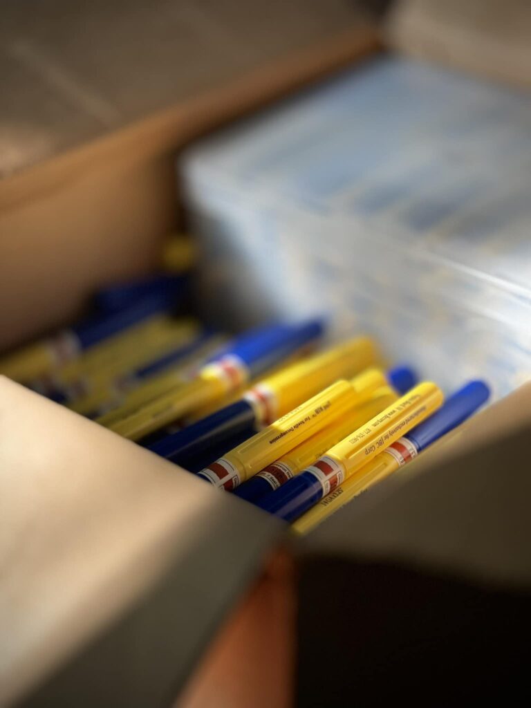 Шість палет допомоги від партнерів Nova Ukraine вартістю понад 5 000 000 грн