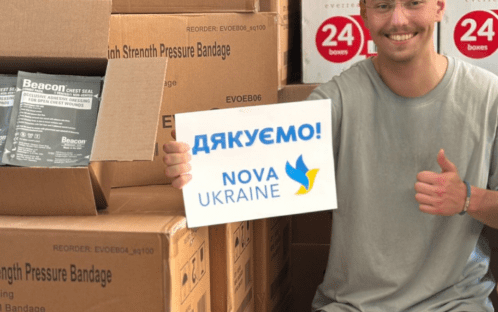 Received help from Nova Ukraine partners