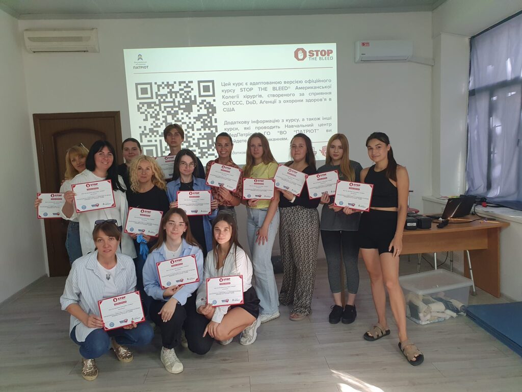 Черговий тренінг Stop The Bleed від інструкторів МедПатріот