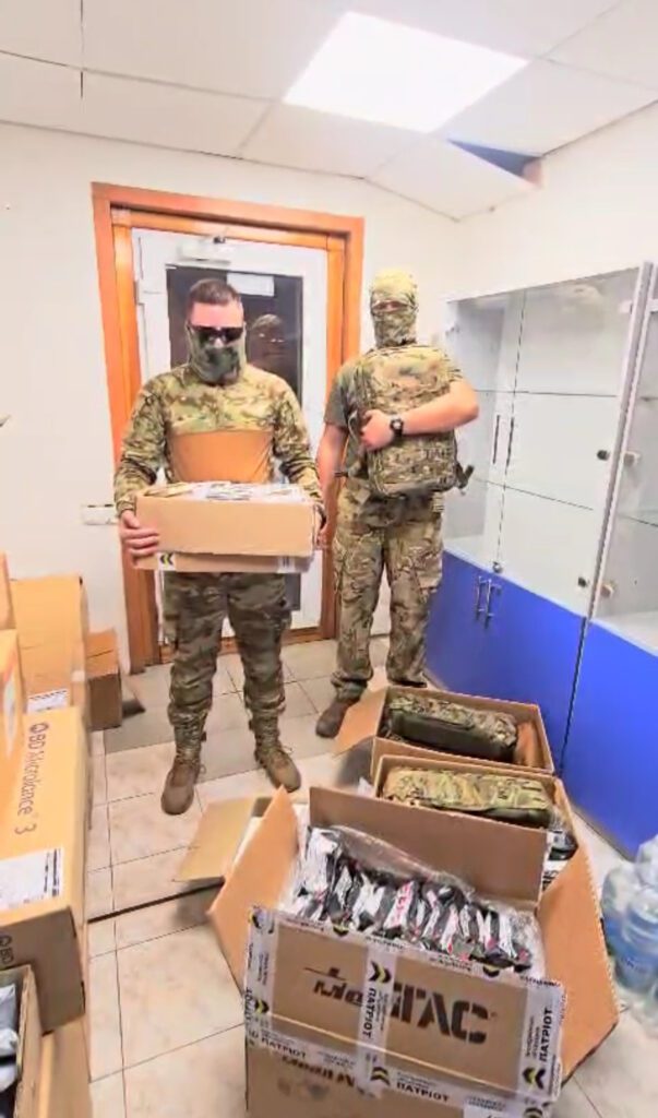 Another batch of supplies is already in the hands of our defenders and combat medics