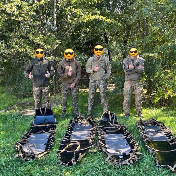 Перші звіти збору на ноші для евакуації поранених