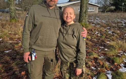 A volunteer from our team completed training for combat medics in Germany