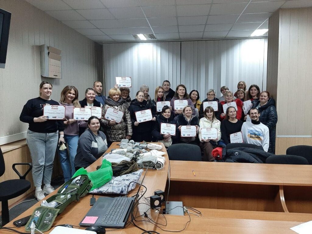 Conducted training for Ukrposhta employees in Zaporizhzhia