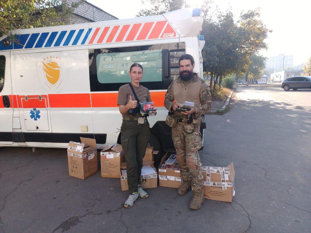Чергова партія вантажів вже в руках наших захисників та бойових медиків