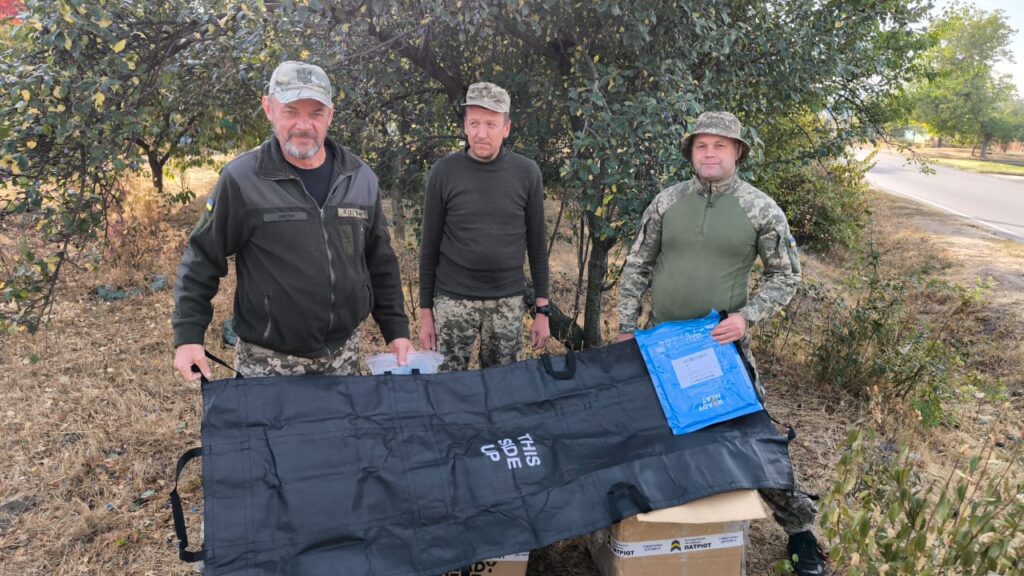 Чергова партія вантажів вже в руках наших захисників та бойових медиків
