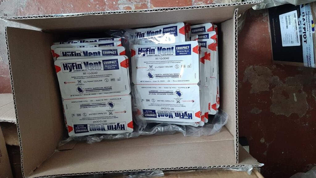 Щоденні відправки засобів тактичної медицини на фронт
