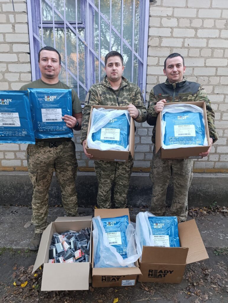 Чергова партія вантажів вже в руках наших захисників та бойових медиків