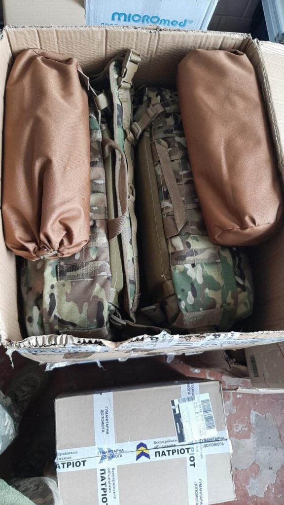 Daily deliveries of tactical medicine to the frontline