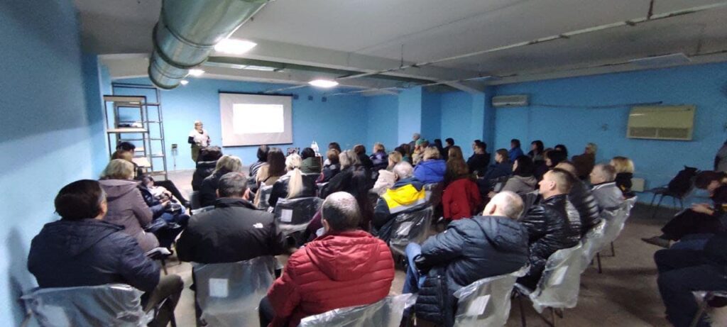 Conducted training for Ukrposhta employees in Zaporizhzhia