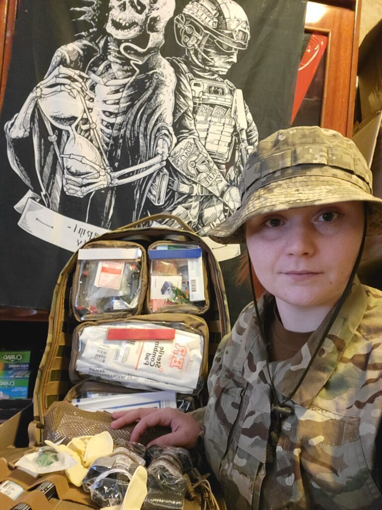Daily deliveries of tactical medicine to the frontline