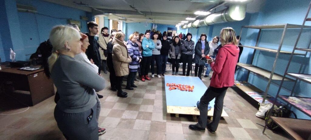 Conducted training for Ukrposhta employees in Zaporizhzhia