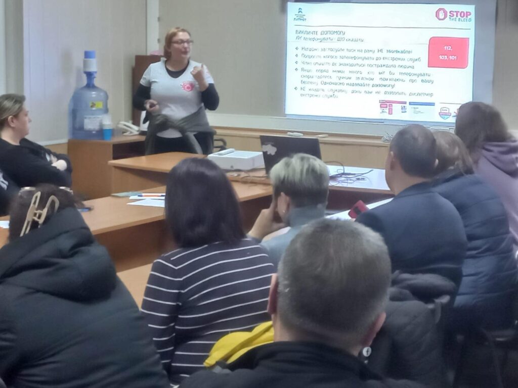 Conducted training for Ukrposhta employees in Zaporizhzhia