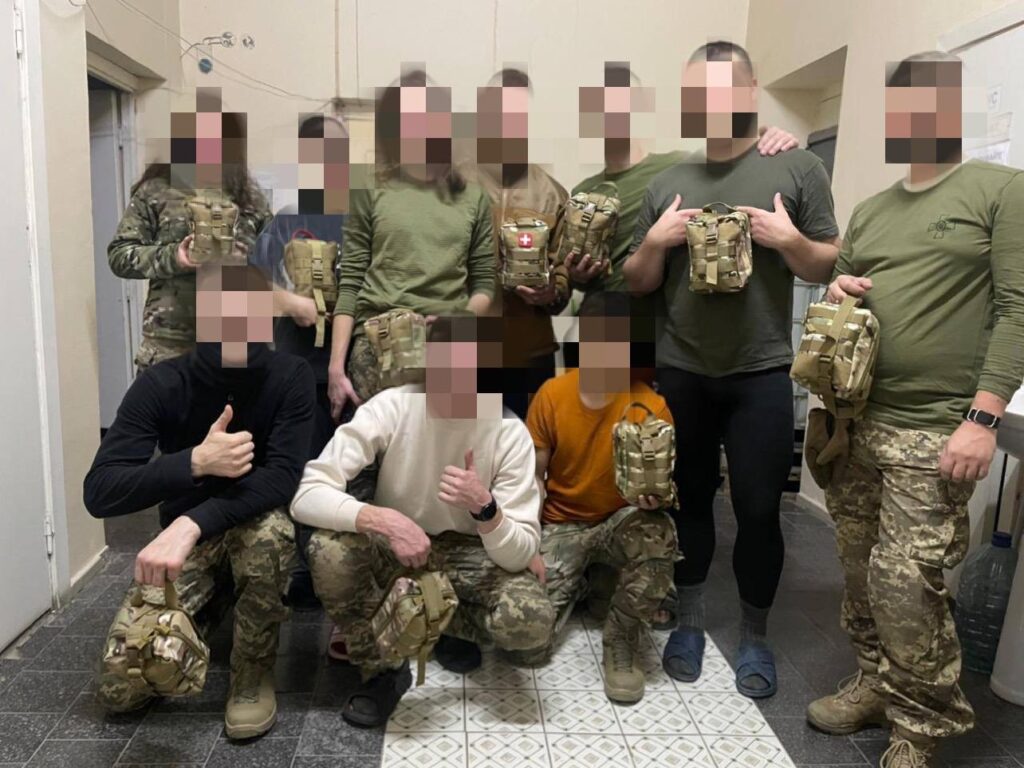 Another shipment of tactical medicine and other useful items to the front line